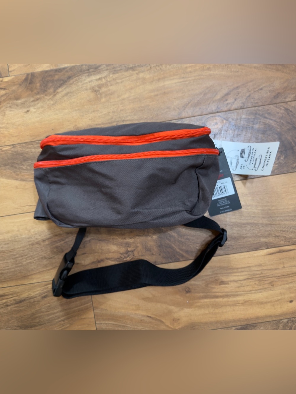 Wrangler ATG Convertible Hipsack Backpack Purse Western Travel Bag Brown/Orange